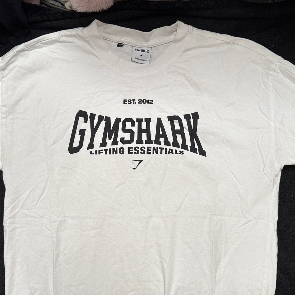 Gymshark White Short Sleeve Tee